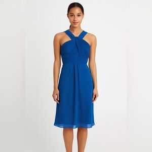 Tevolio Strapless Blue Dress